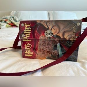 Harry Potter book jacket purse